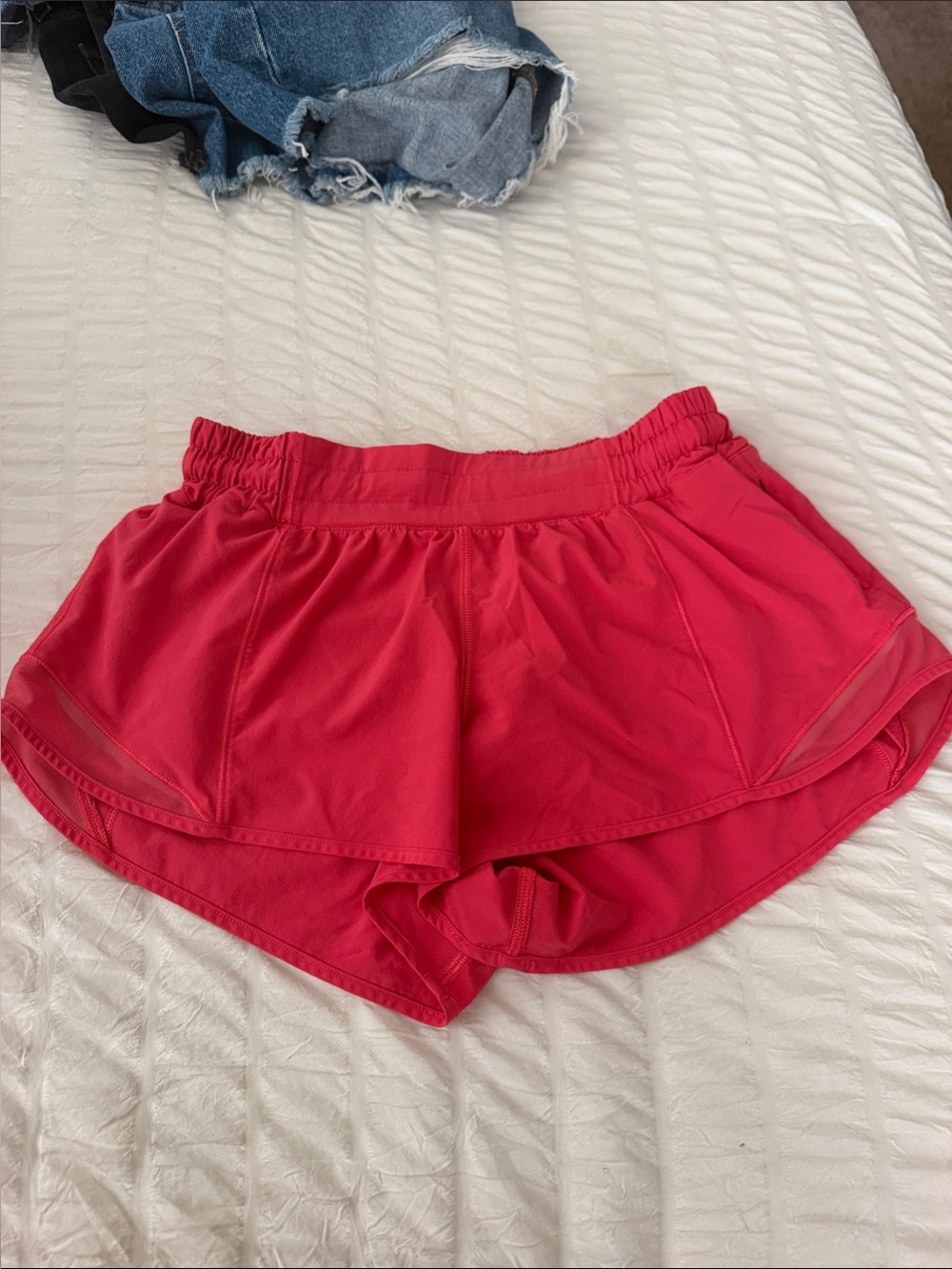 lululemon athletica Hot Pink Layered Running Shorts